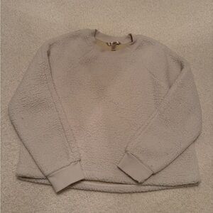 Banana Republic Cream Textured Pullover